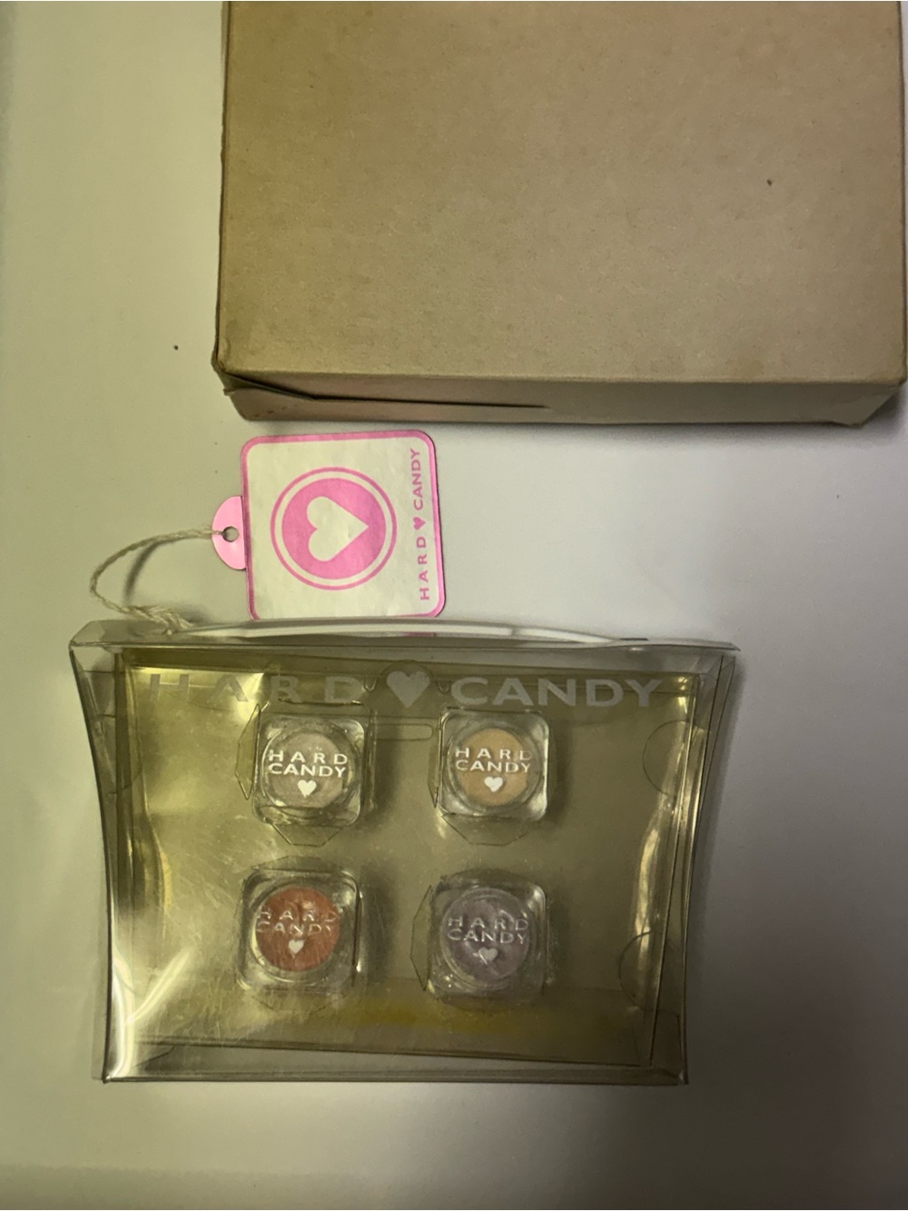 VINTAGE Hard Candy Y2K Lip Gloss Set 4 Pcs Boxed 2000 Nostalgia Collector ONLY